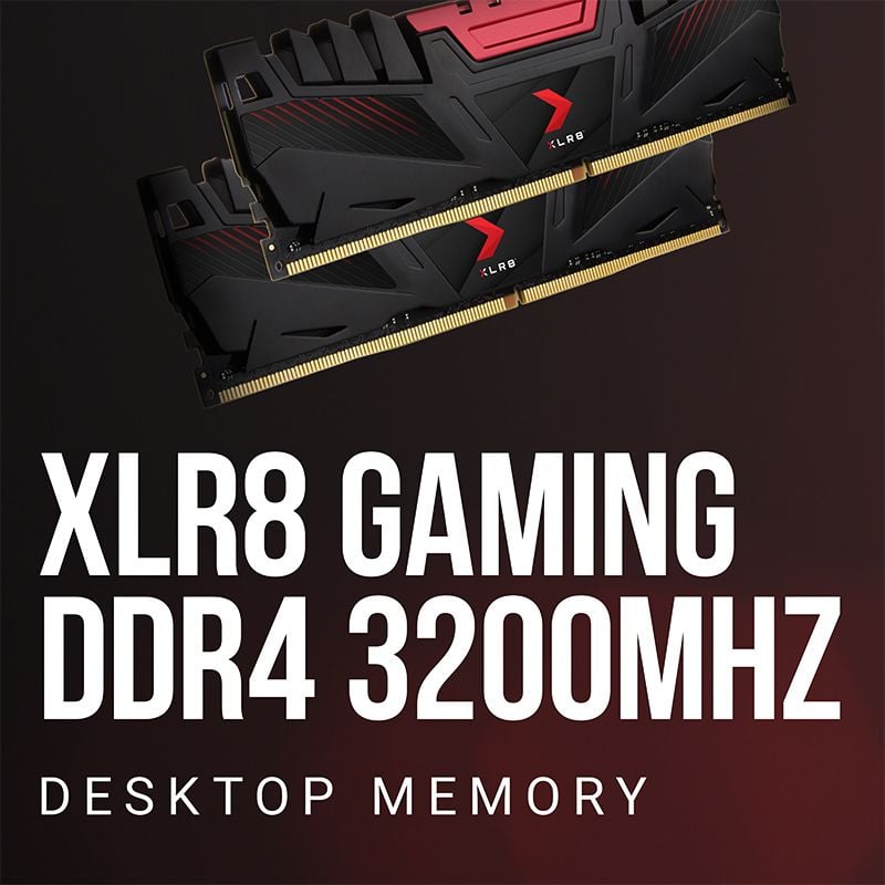 Ram DDR4 PNY XLR8 Gaming 8GB 3200MHz Tản Nhiệt Thép