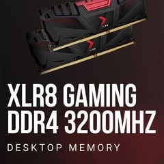 Ram DDR4 PNY XLR8 Gaming 8GB 3200MHz Tản Nhiệt Thép