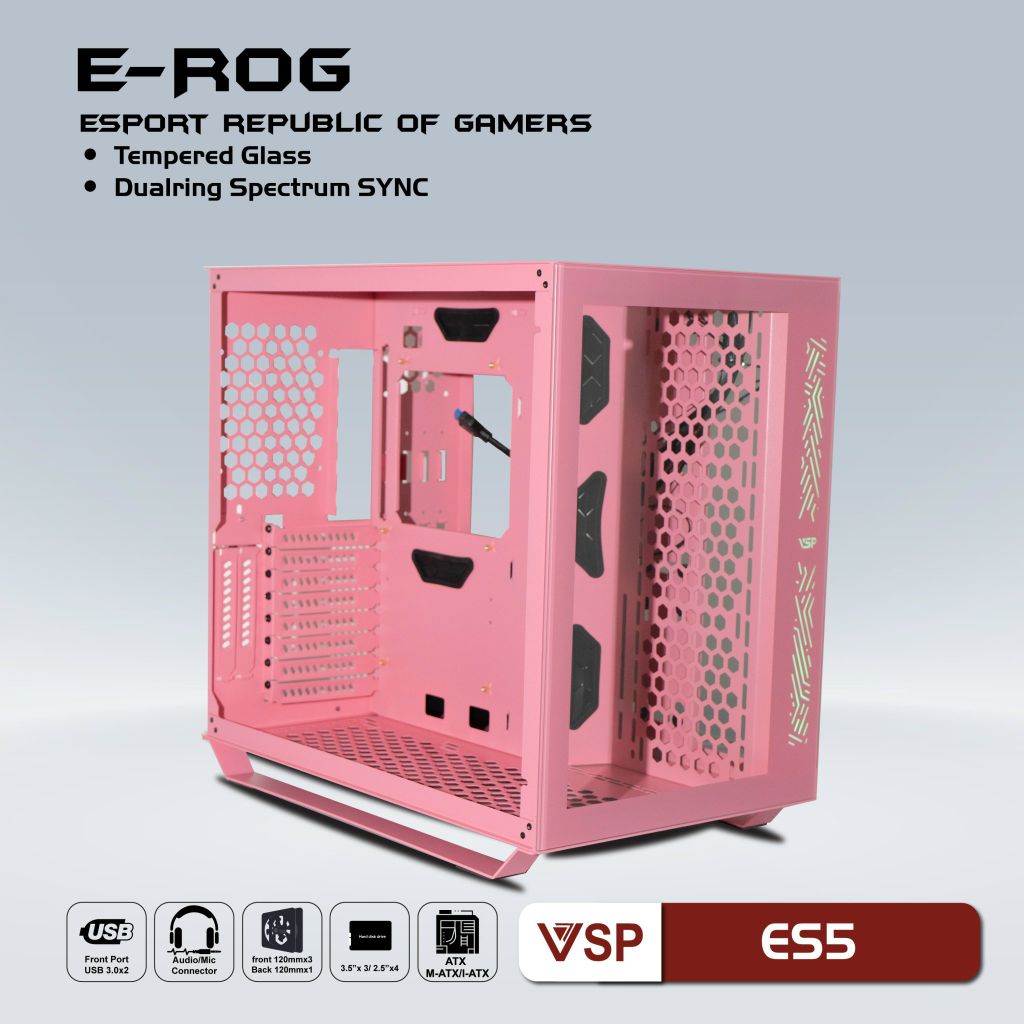 Case VSP ESPORTS GAMING ES5 Pink