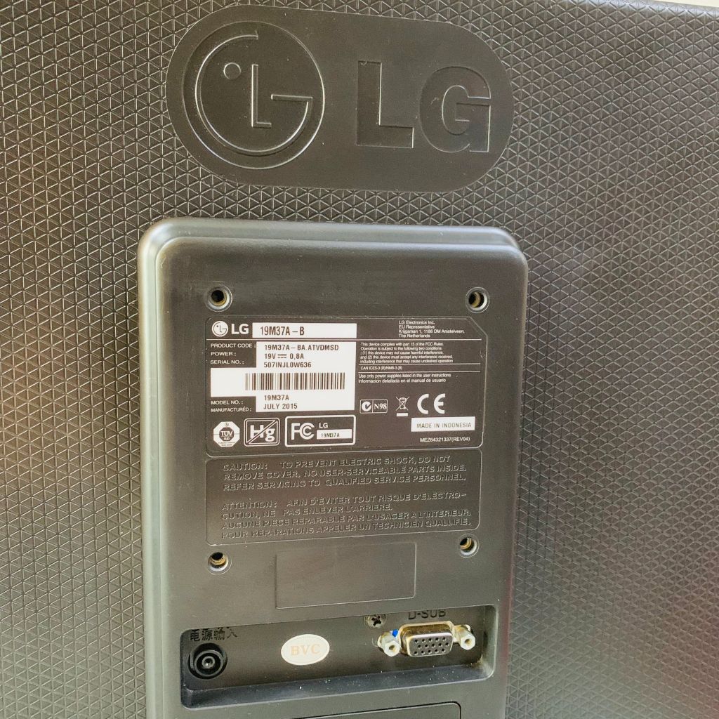 Màn Hình LG 19M37A-B 19 inch VGA 2ND