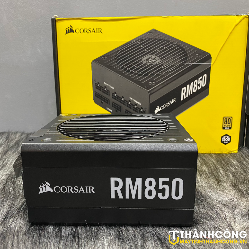 Nguồn máy tính Corsair RM850 Black (80 PLUS GOLD MODULAR) FULL BOX 09-2031 2ND