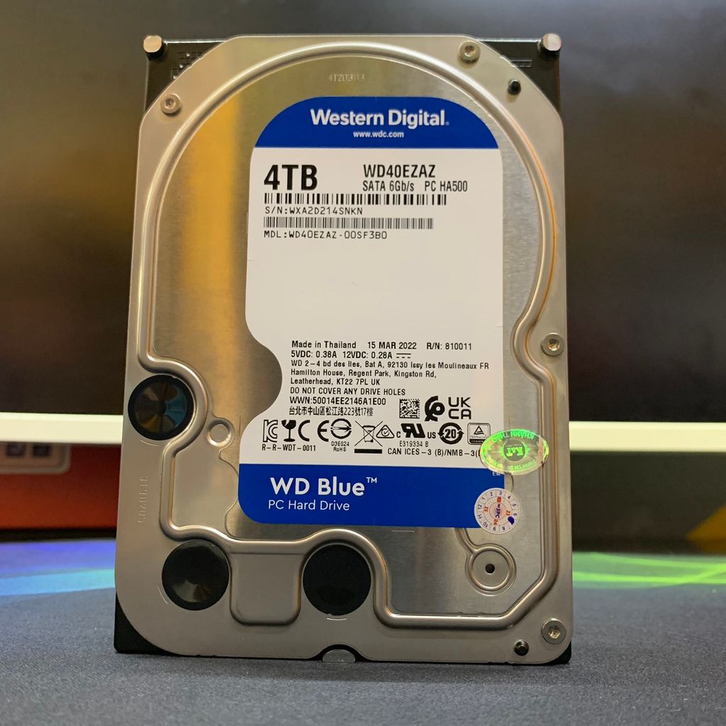 Western Digital Blue™ 4TB Interne hard disc 8.9cm (3.5 Zoll) SATA