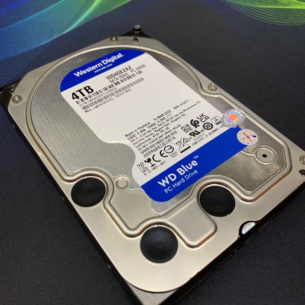 Ổ Cứng HDD WD Blue 4TB WD40EZAZ Cũ BH 06-2024