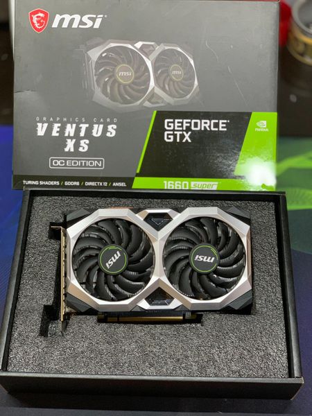 Card màn hình GTX 1660 SUPER MSI VENTUS XS OC 6GB 3/2025 Cũ