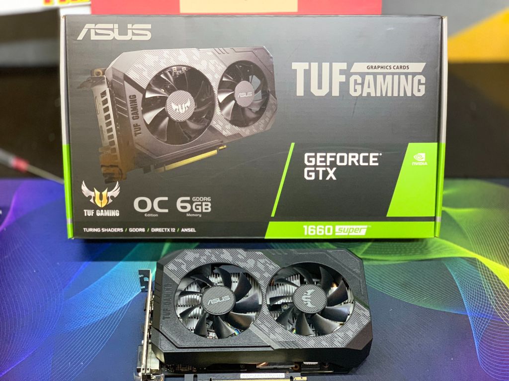 Card màn hình ASUS TUF GAMING GTX 1660 SUPER OC 6GB GDDR6 Cũ BH 11/2025