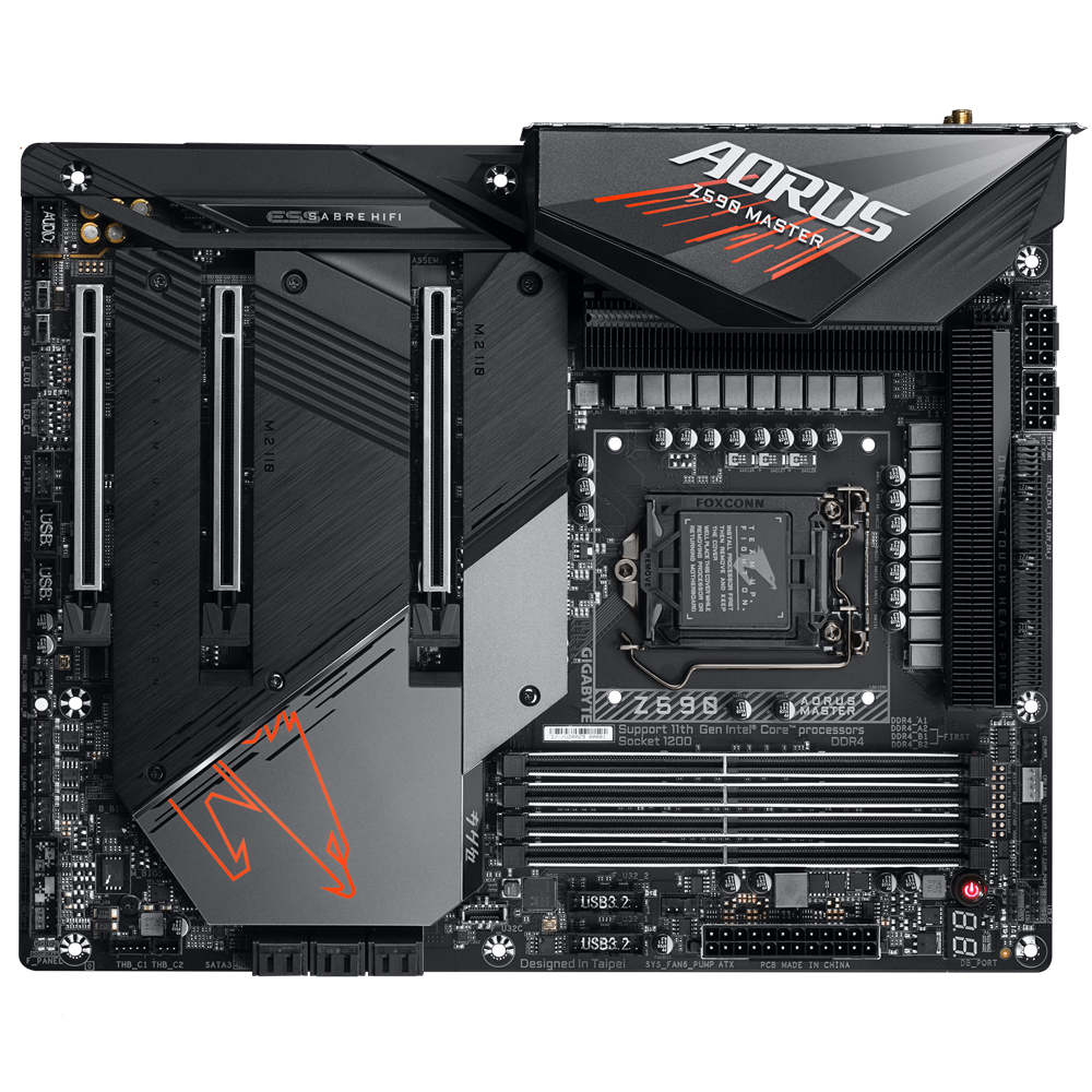 MAIN GIGABYTE Z590 AORUS MASTER (REV 1.0)