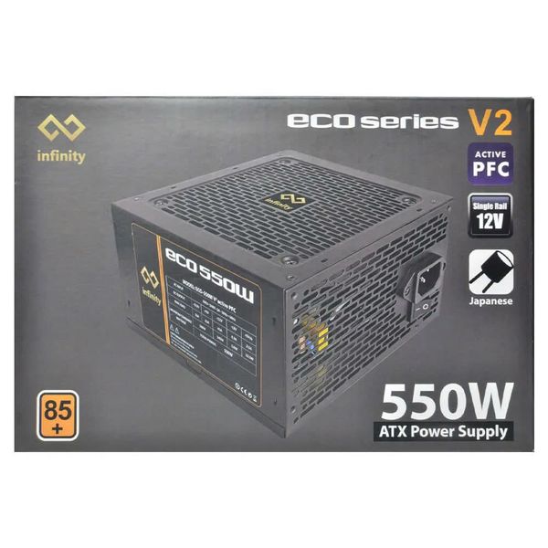Nguồn máy tính Infinity ECO 550W V2 (Single Rail 12V)