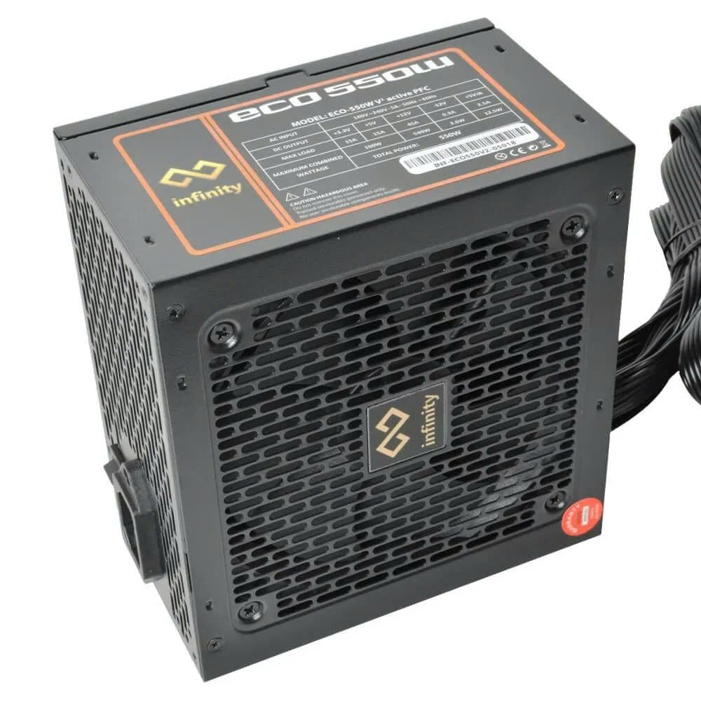 Nguồn máy tính Infinity ECO 550W V2 (Single Rail 12V)