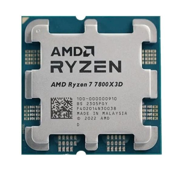 CPU AMD Ryzen 7 7800X3D ( 8 NHÂN 16 LUỒNG / 4.2 - 5.0 GHz / 104MB / RADEON VEGA 2 GRAPHICS ) NEW TRAY