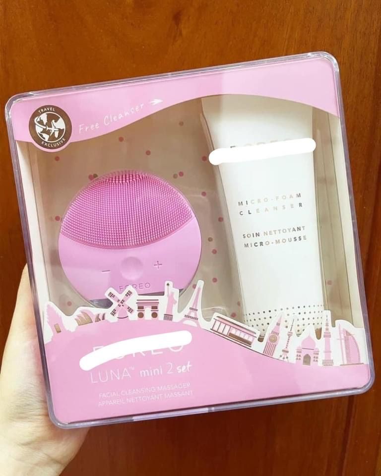 洗顔グッズ FOREO LUNA mini 2 Pearl Pink FOREO_LUNA_4_Mini_Facial_Clean