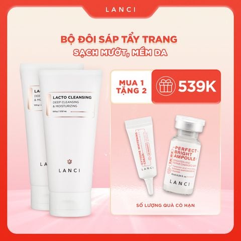 Bộ đôi Sáp Tẩy Trang LANCI (100ml x2)