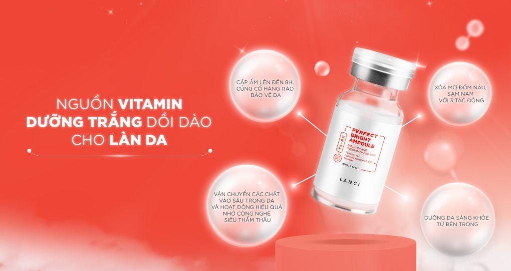 Minisize Tinh Chất Mờ Thâm Nám LANCI Perfect Bright Ampoule 10ml