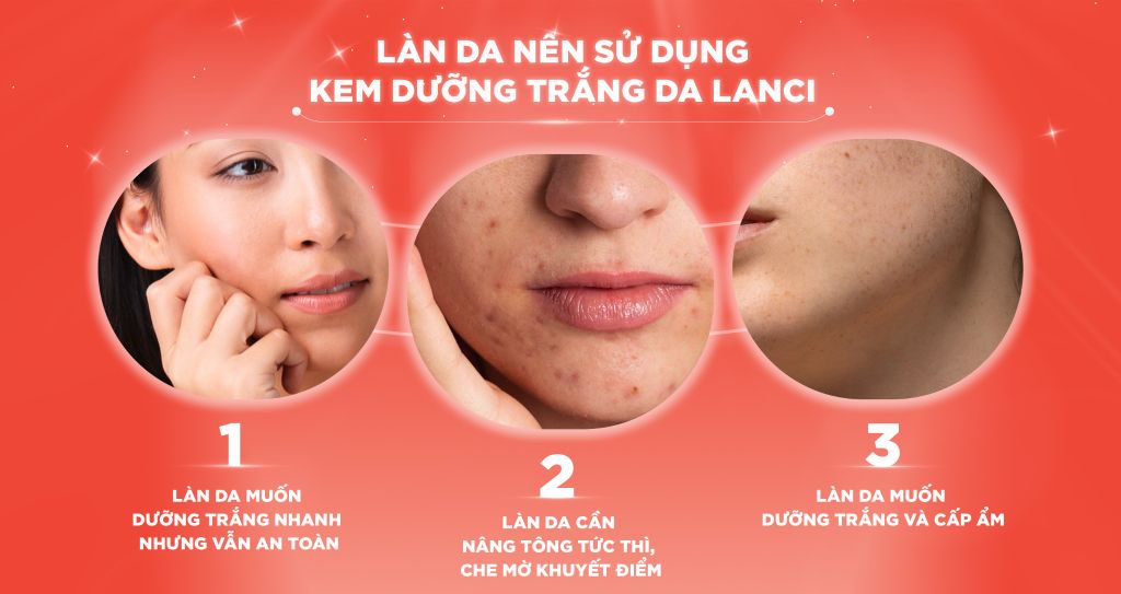 Minisize Kem Dưỡng Trắng Da LANCI Extreme Whitening Cream 10ml