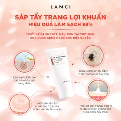 Bộ đôi Sáp tẩy trang 100ml và Sữa chống nắng 50ml LANCI combo làm sạch và chống nắng