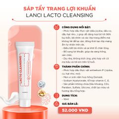 Minisize Sáp Tẩy Trang LANCI Lacto Cleansing 10ml