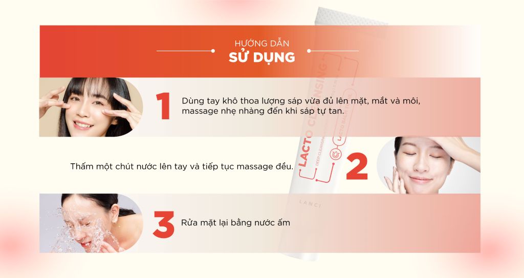 Minisize Sáp Tẩy Trang LANCI Lacto Cleansing 10ml