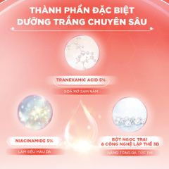 Combo Dưỡng Trắng 3D-Brighty LANCI (Serum + Kem Dưỡng Trắng) 50ml