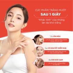 Combo Dưỡng Trắng 3D-Brighty Da Mộc Trắng Mướt LANCI (Ampoule + Kem Dưỡng Trắng) 50ml