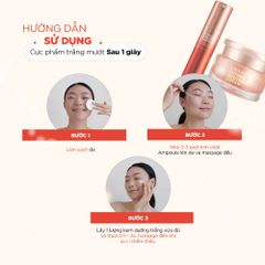 Combo Dưỡng Trắng 3D-Brighty Da Mộc Trắng Mướt LANCI (Ampoule + Kem Dưỡng Trắng) 50ml