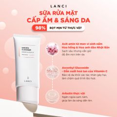 Combo Làm Sạch Chuyên Sâu LANCI Sạch Mướt (Sáp tẩy trang 100g + Sữa rửa mặt 100g)