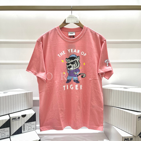 ÁO MLB THE YEAR OF TIGER TSHIRT  PINK