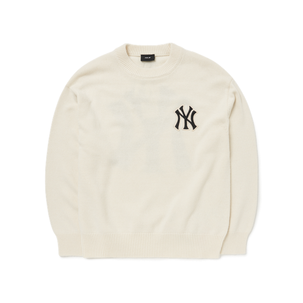 MLB  Áo sweatshirt cổ tròn dài tay Monogram Back Big Logo