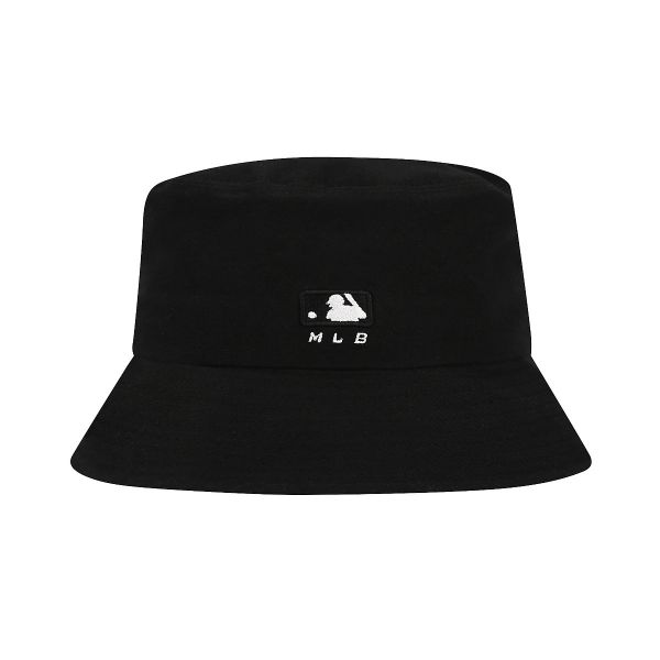 CHROME YORK EMBLEM LEATHER BUCKET HAT