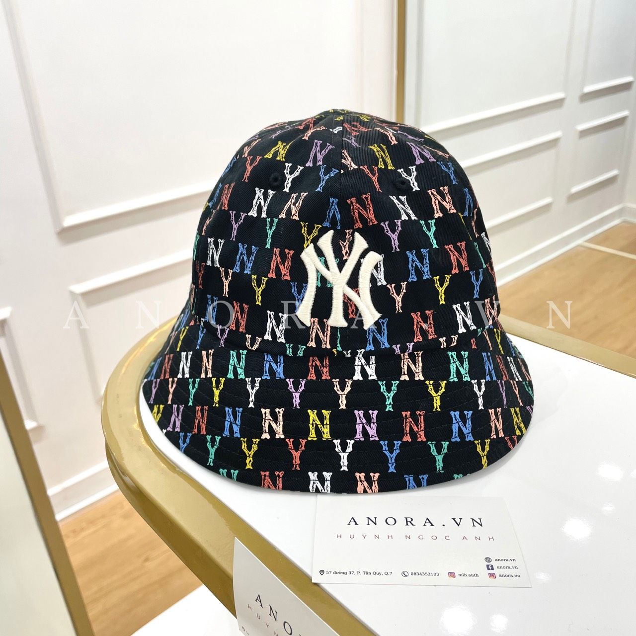 Túi MLB Monogram Rainbow Bag New York Yankees 32BGPC11150I  qtsneakers