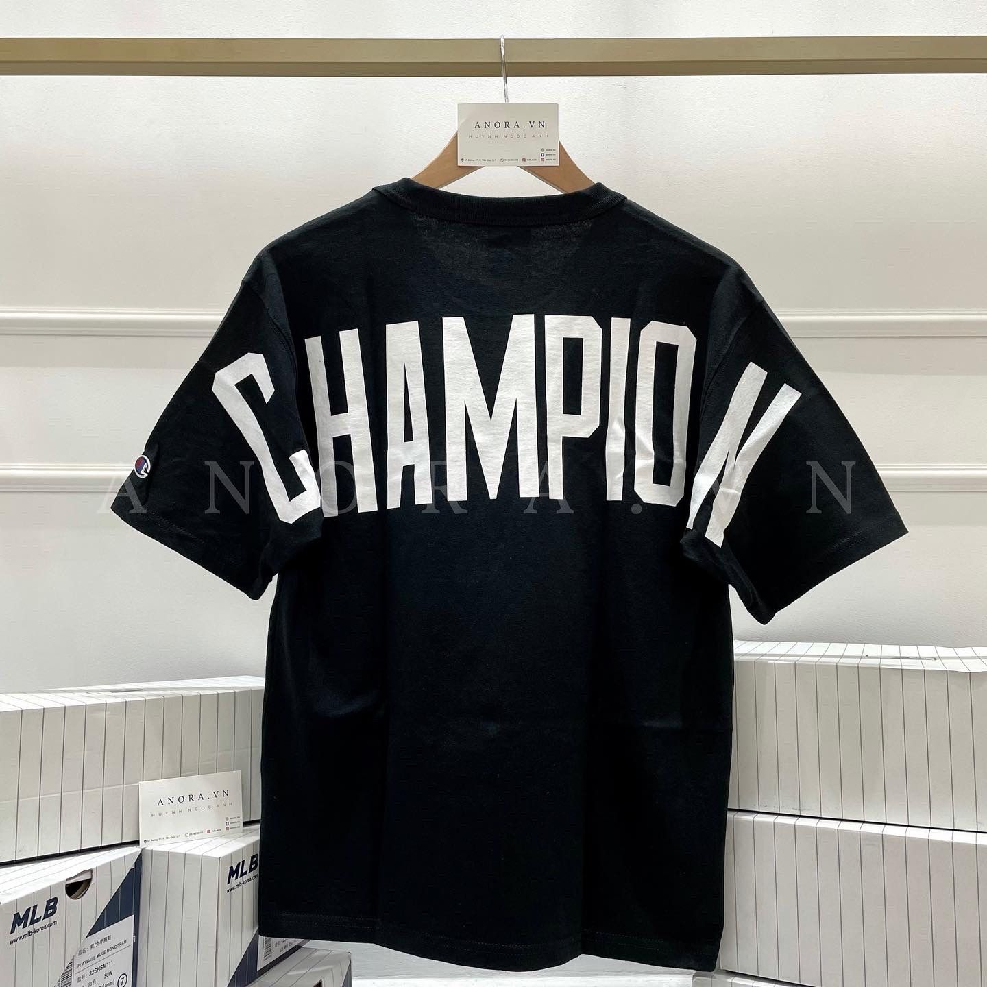 Champion Heritage Big Logo (Black) – Anora.Vn