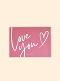  Thiệp Love you hồng 