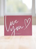  Thiệp Love you hồng 