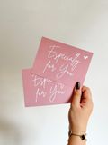  Thiệp Especially For You - hồng 