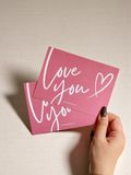  Thiệp Love you hồng 