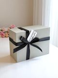  Hộp giấy cứng sang trọng - Xám 