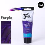  Màu Acrylic Mont Marte Tuýp 75ml - Bảng màu 2 lẻ 