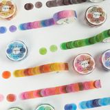  Bộ washi tape DOT COLOR cuộn trang trí sổ tay… [ 069 ] 