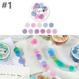  Bộ washi tape DOT COLOR cuộn trang trí sổ tay… [ 069 ] 