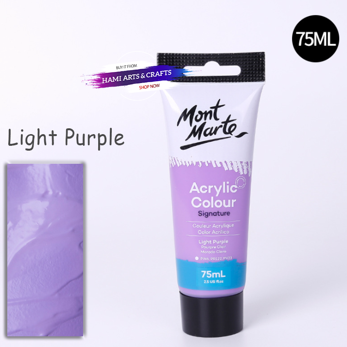  Màu Acrylic Mont Marte Tuýp 75ml - Bảng màu 2 lẻ 