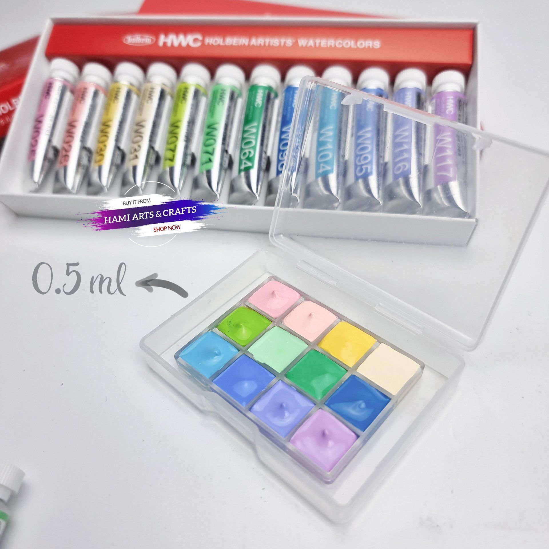  Set HOLBEIN X LEMON - Set màu nước artist 12 màu Holbein 