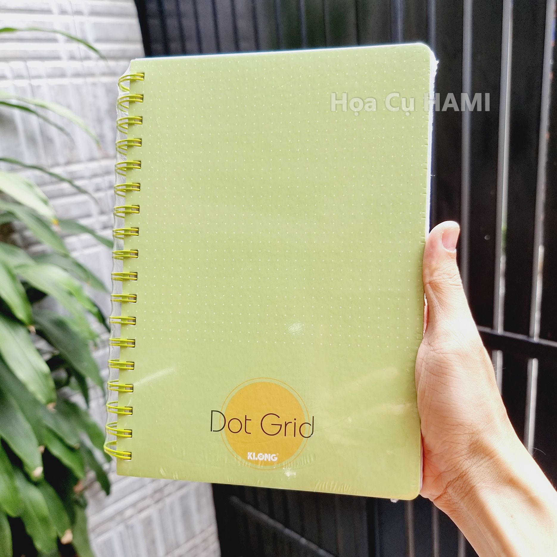  Sổ KLONG Dot Grid lò xo kép B5- ruột chấm 200 trang 120/90; MS: 962 