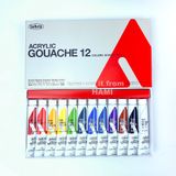  Màu Holbein Acrylic Gouache Set Primary 