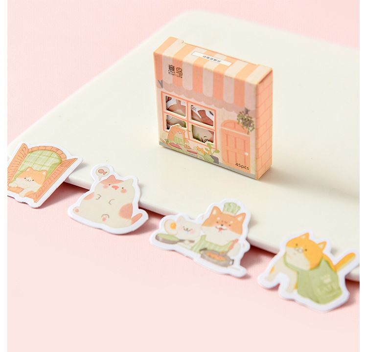  Sticker chủ đề động vật siêu dễ thương trang trí sổ tay, scrapbook, planner,... [ 092 ] 