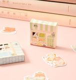  Sticker chủ đề động vật siêu dễ thương trang trí sổ tay, scrapbook, planner,... [ 092 ] 