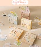  Sticker chủ đề động vật siêu dễ thương trang trí sổ tay, scrapbook, planner,... [ 092 ] 