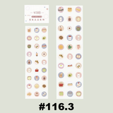  Sticker, dot icon dễ thương trang trí Scrapbook, sổ tay, vở [ 116 ] 