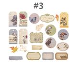  Bộ sticker chủ đề Tem Bưu Điện ánh nhũ dễ thương trang trí sổ tay, scrapbook,.. [ 078 ] 