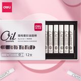  Bút sáp dầu màu trắng Deli - 72130 