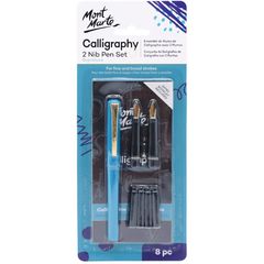  Calligraphy Mont Marte 2 Nip Pen Set 