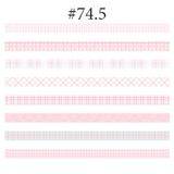  Washi tape tone pastel set 8 cuộn trang trí sổ tay, planner, scrapbook, bullet journal… [ 074 ] 