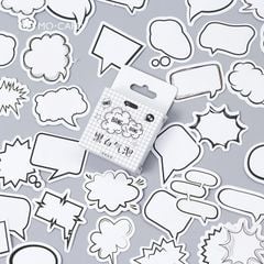  Hộp 45 Miếng Dán Sticker Frame Box MoCard Trang Trí Sổ Thiệp [ 082 ] 